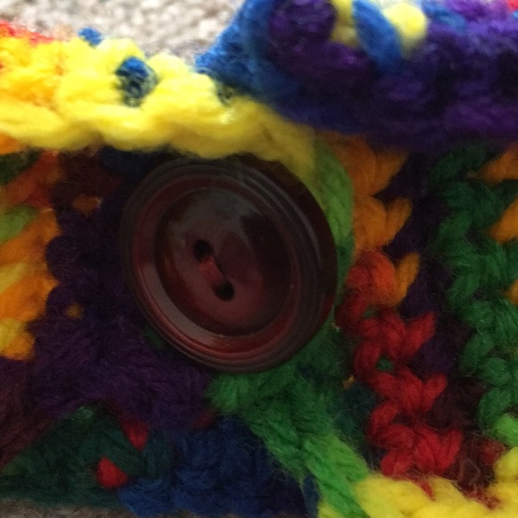 HAND CRAFTED Small Pet Cowl Crochet Colorful - Picture 5 of 8